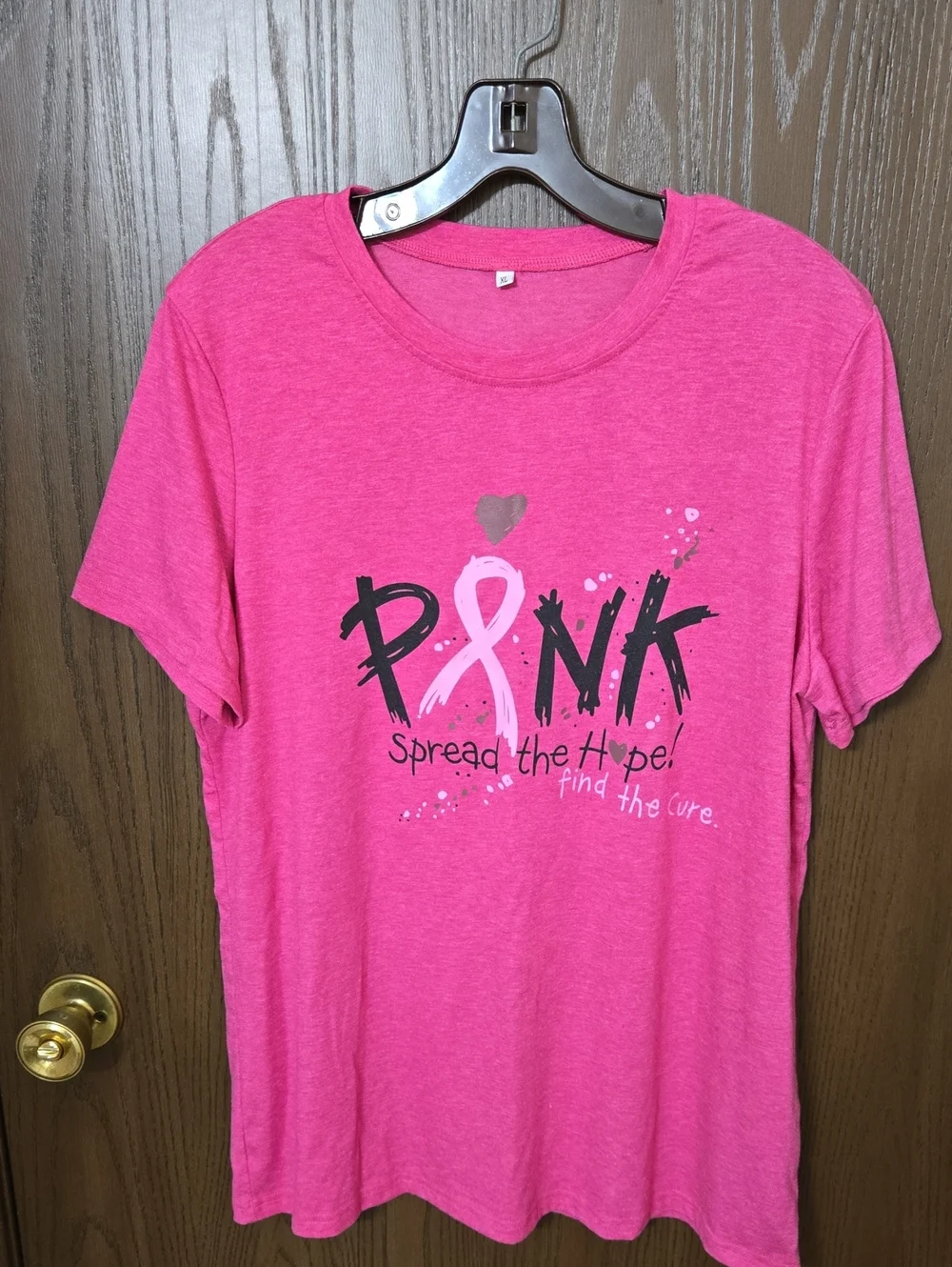 Pink Ribbon 'Spread the Hope' Womans T‑Shirt